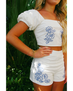 SONNET EMBROIDERED TOP