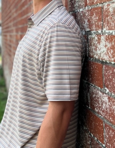 GRANT STRIPE POLO MESA