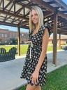 BLACK FLORAL DRESS