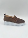 TULIP CHESTNUT WHITE SHOE