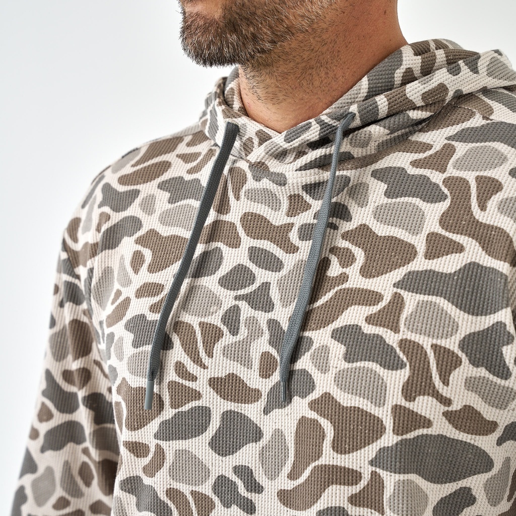BURLEBO THERMAL HOODIE-CLASSIC DEER CAMO