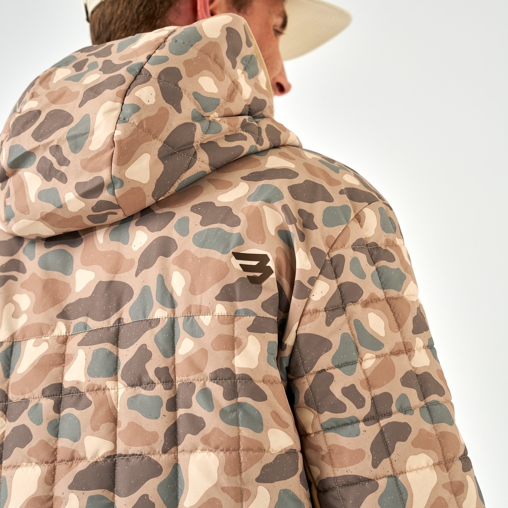 BURLEBO PUFFER JACKET - PINTAIL CAMO