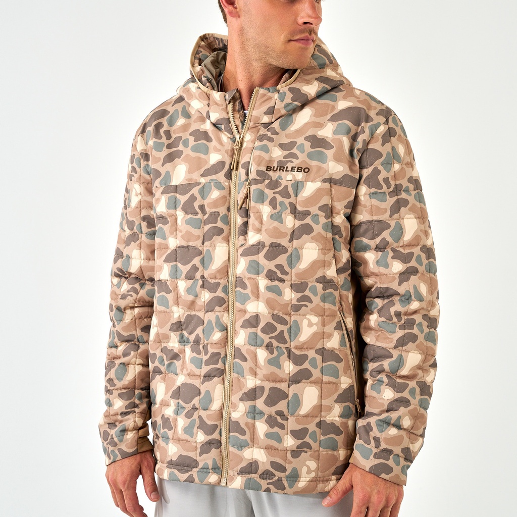 BURLEBO PUFFER JACKET - PINTAIL CAMO