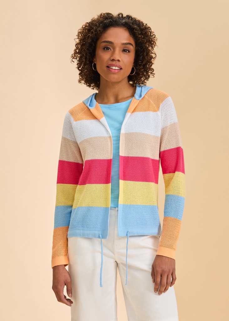 SPIRTZ STRIPE PULL ON SWEATER