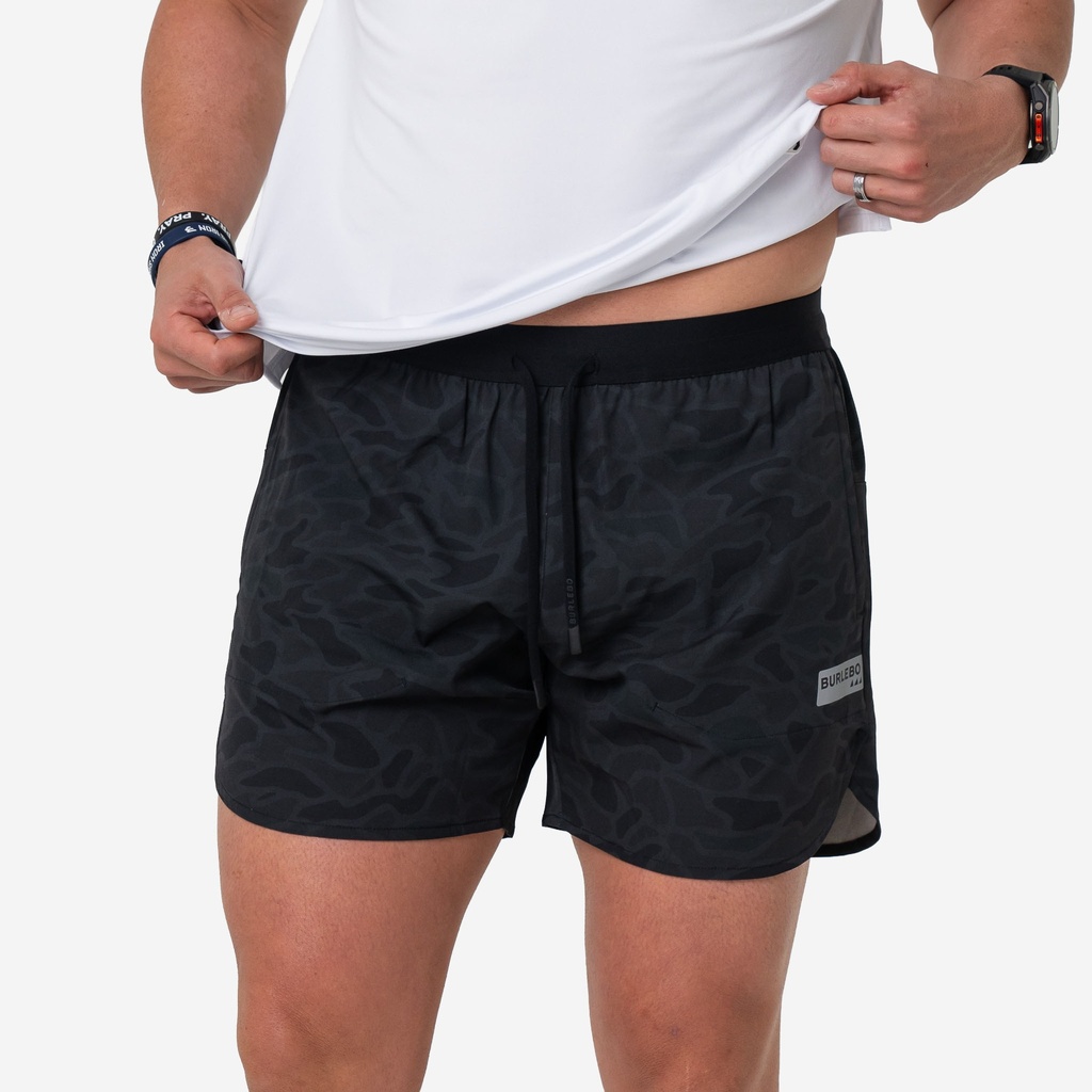 BLACK CAMO TRAINING SHORT