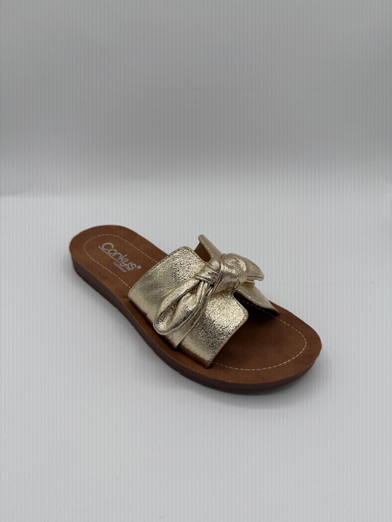 TOO CUTE GOLD METALLIC SANDAL