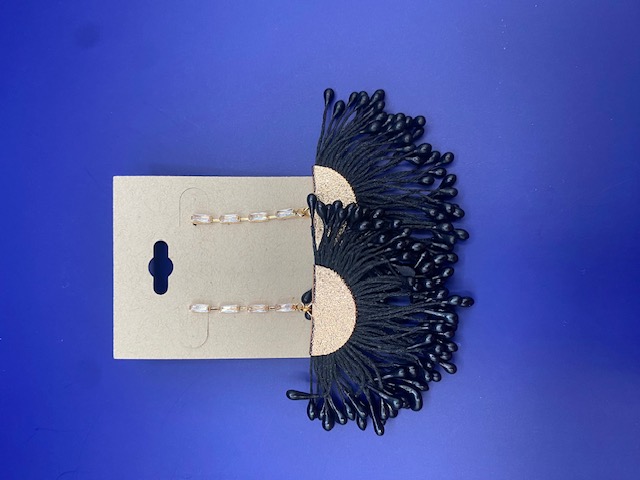 AUDREY EARRINGS BLACK