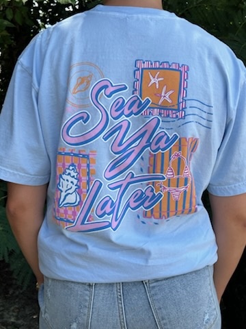 GRAPHIC TEE SEA YA LATER