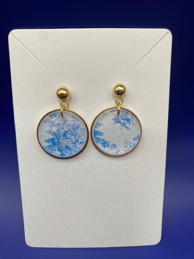 EARRING SMALL CHINOISERIE