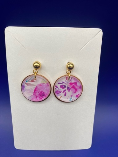 EARRING FLORAL DANGLE