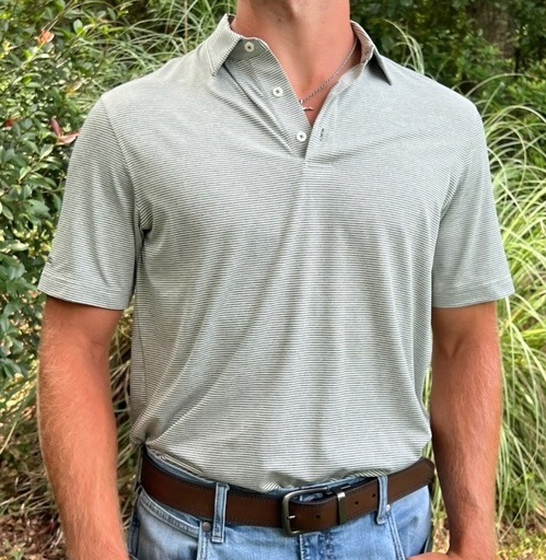 HEATHER MADISON POLO DUSTY OLIVE