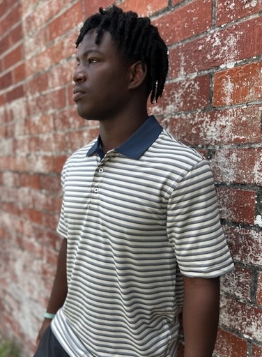 SOMERSET STRIPE POLO OXFORD TAN