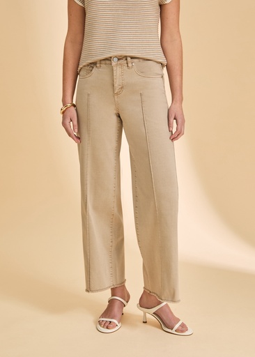 OLIVIA WIDE ANKLE SAND JEANS