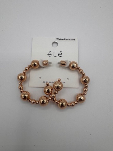 BOMBSHELL GOLD HOOPS