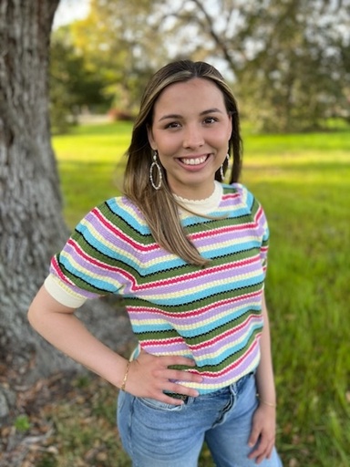 STRIPED CROCHET TOP